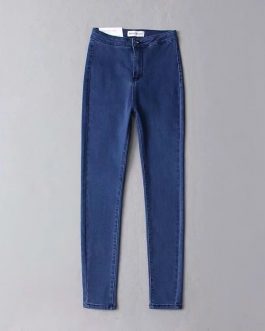 Wholesale price high stretch jean pants super skinny tight women high waist jeans leggings