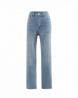 Wholesale fashion new style denim women skinny flare high waist jeans