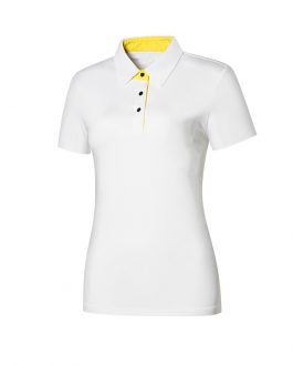 RTS Fabric Shorts-Sleeved Custom Logo for Women's Solid Polo Shirts for Golf