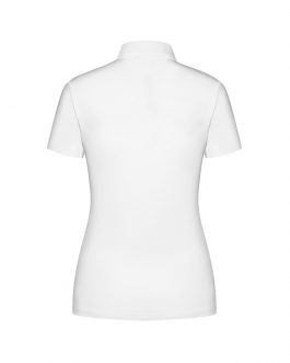 RTS Fabric Shorts-Sleeved Custom Logo for Women’s Solid Polo Shirts for Golf