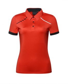 Wholesale Woman Polo Shirts Customized Logo Short Sleeve Women’s Solid Casual Shirts