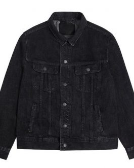 wholesale custom logo jean jackets plain men denim jacket