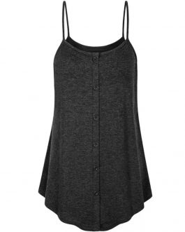 Wholesale sexy Women Summer chiffon blouse Sleeveless Floral V-neck tank top Casual lady straps camis with buttons S-3XL