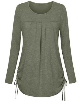 Wholesale Clothing Custom T-shirt Stipe O Neck T Shirt Women