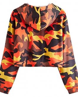 Amazon whosale ODM&OEM high quality hot sale Army and camo Print hoodies for women fashion oversize zipper women’s hoodies