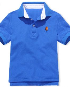 Wholesale 2020 New Fashion Polo Shirts Customized Logo for Kids Boys