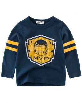 Buy Direct From Bangladeh Manufacturer Distributors Summer Children Clothing Boys Printed Long Sleeve T-shirt
