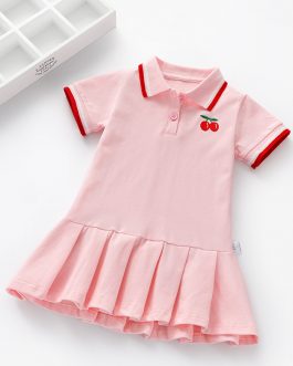 Girls Solid Short Sleeve Polo Shirt Collection