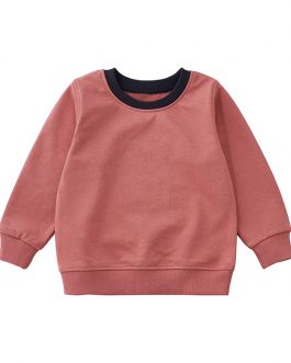 Custom Print Baby Boys Solid Blank Sweatshirt for Boys and Girls Collection
