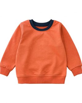 Custom Print Baby Boys Solid Blank Sweatshirt for Boys and Girls Collection