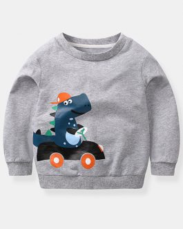 Casual Kids Autumn Fashion Cartoon Print Children’s Sweatshirt