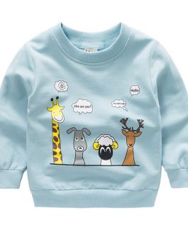 Casual Spring Fashion Kids Cartoon Print Children’s Sweatshirt
