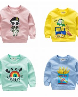 New Fashion Casual Kids Autumn Cartoon Print Children’s Sweatshirt