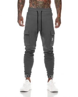 Mens Joggers Casual Pants Fitness Men Sportswear Tracksuit Bottoms Skinny Sweatpants Trousers Black Gyms Jogger Track Pants