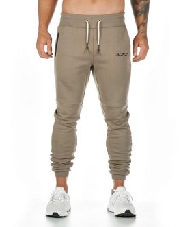 Premium Track Pants Custom Tapered Fit Sweatpants Zipper Pocket Men Jogger Pants