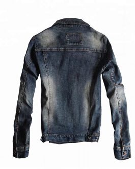 Latest Design Casual New Style Washed And Worn Top Denim Jacket Men Collection