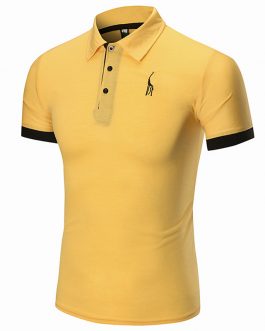 Branded Customize Logo Stylish Elastane Short Sleeve Men’s Polo t-shirts