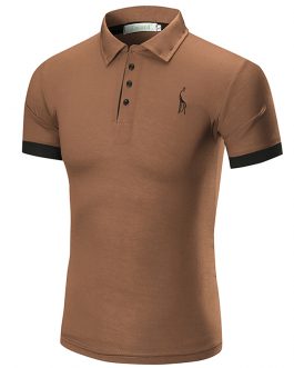 Branded Customize Logo Stylish Elastane Short Sleeve Men’s Polo t-shirts