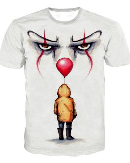 Joker Printing Men’s Streetwear Short Sleeve T Shirt