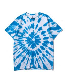 Men’s Streetwear Hip Hop T shirts T Printing Tie Dye Short Sleeve
