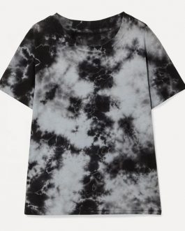 Latest Unisex Streetwear T Shirt Printing Tie Dye Short Sleeve Men’s Hip Hop T shirts
