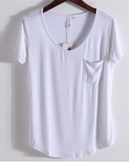 Solid Color Loose fitting Short Sleeve Summer Casual T-shirt Collection