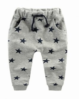 Children Pants Boy Trousers Spring Autumn Kids Clothes Toddler Star Print
