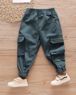 Relaxed Fit Streetwear Kids Boys Joggers Hip Hop High Street Leisure Trousers Collection
