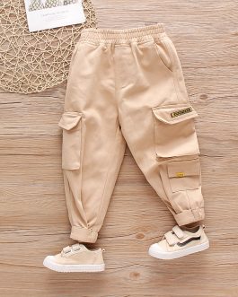 Relaxed Fit Streetwear Kids Boys Joggers Hip Hop High Street Leisure Trousers Collection