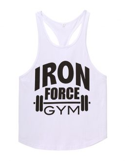 Custom Logo Printing Gym Mens Fitness Stringer Tank Top For Men Collection